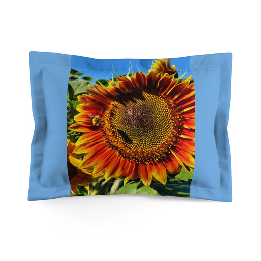 Bumble Bee Microfiber Pillow Sham (Enchanted Exposures By Tammy Lyne)