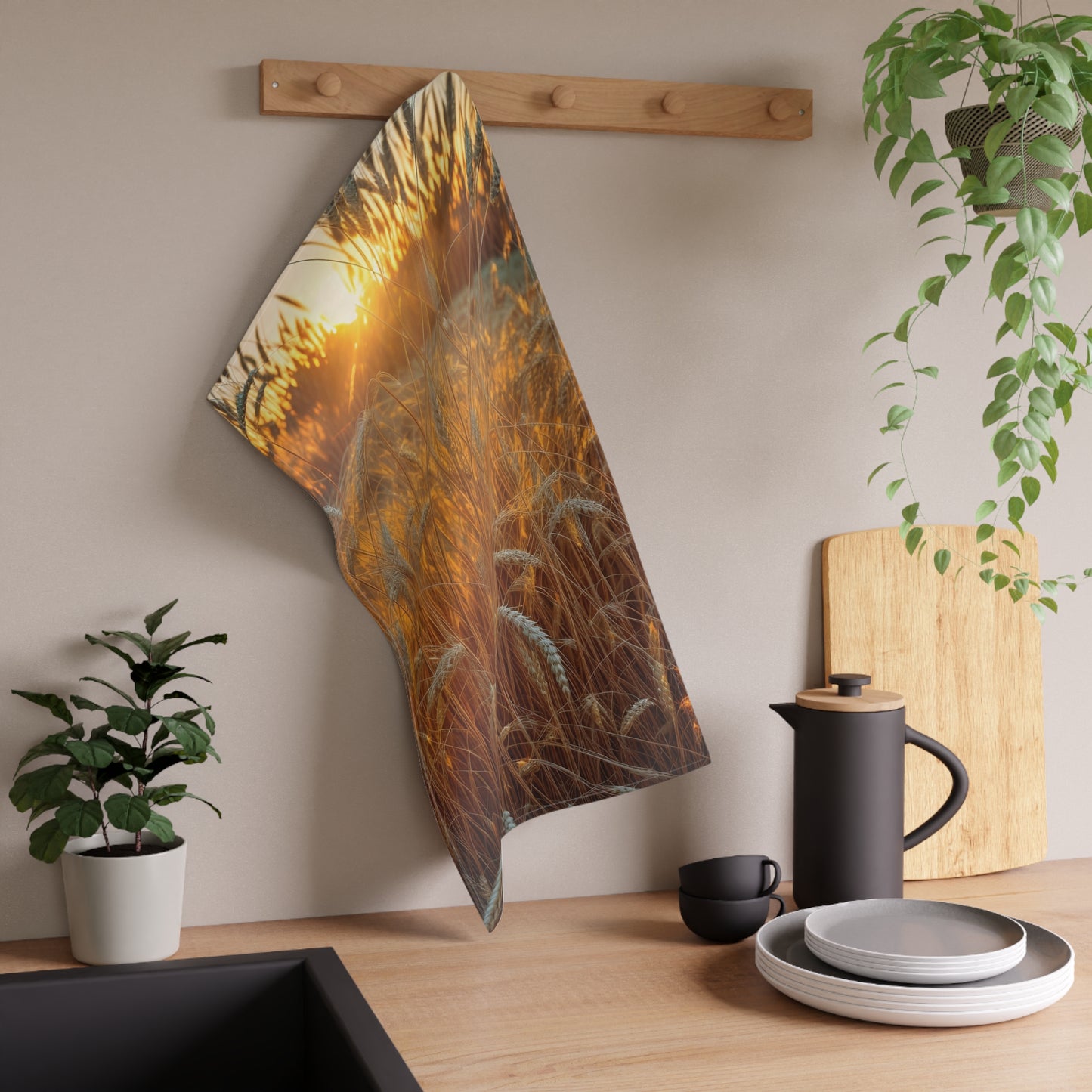 Golden Wheat Kitchen Towel (SP Photography Collection)