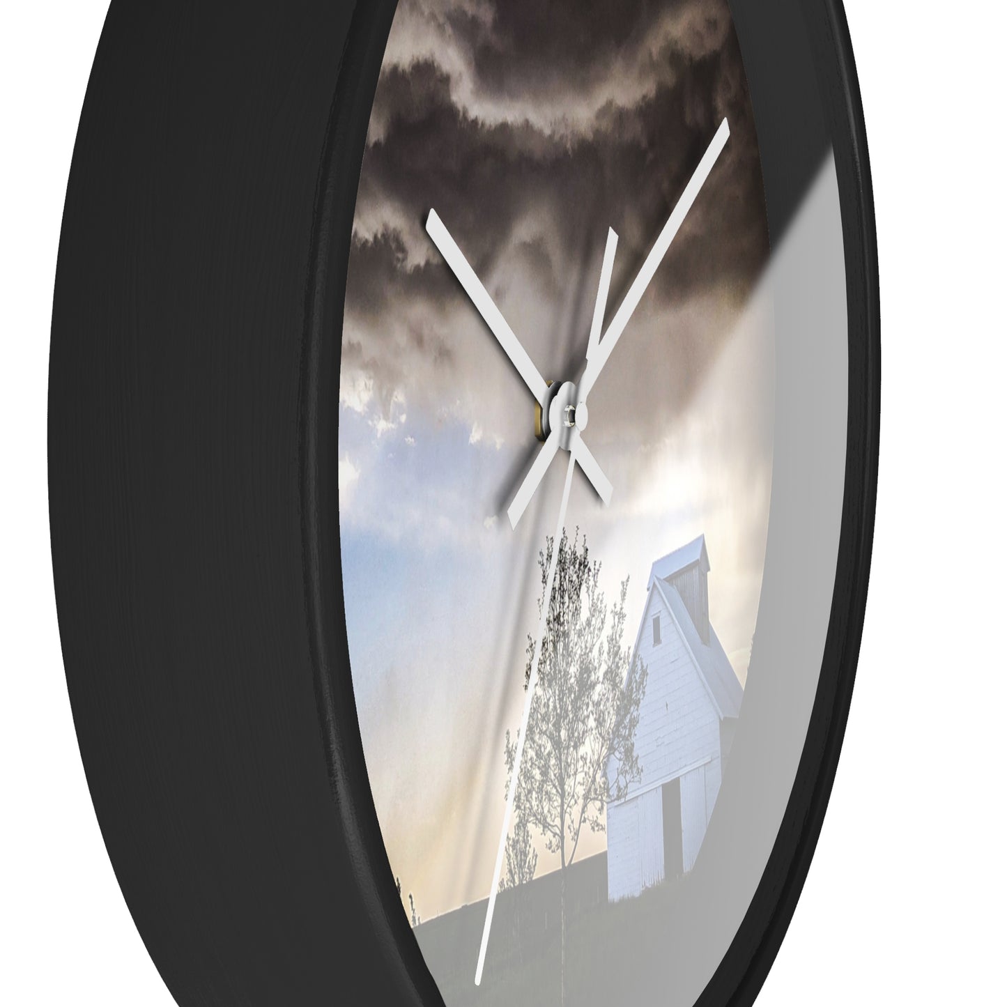 Cloudy Barn Wall Clock (SP Photography Collection)