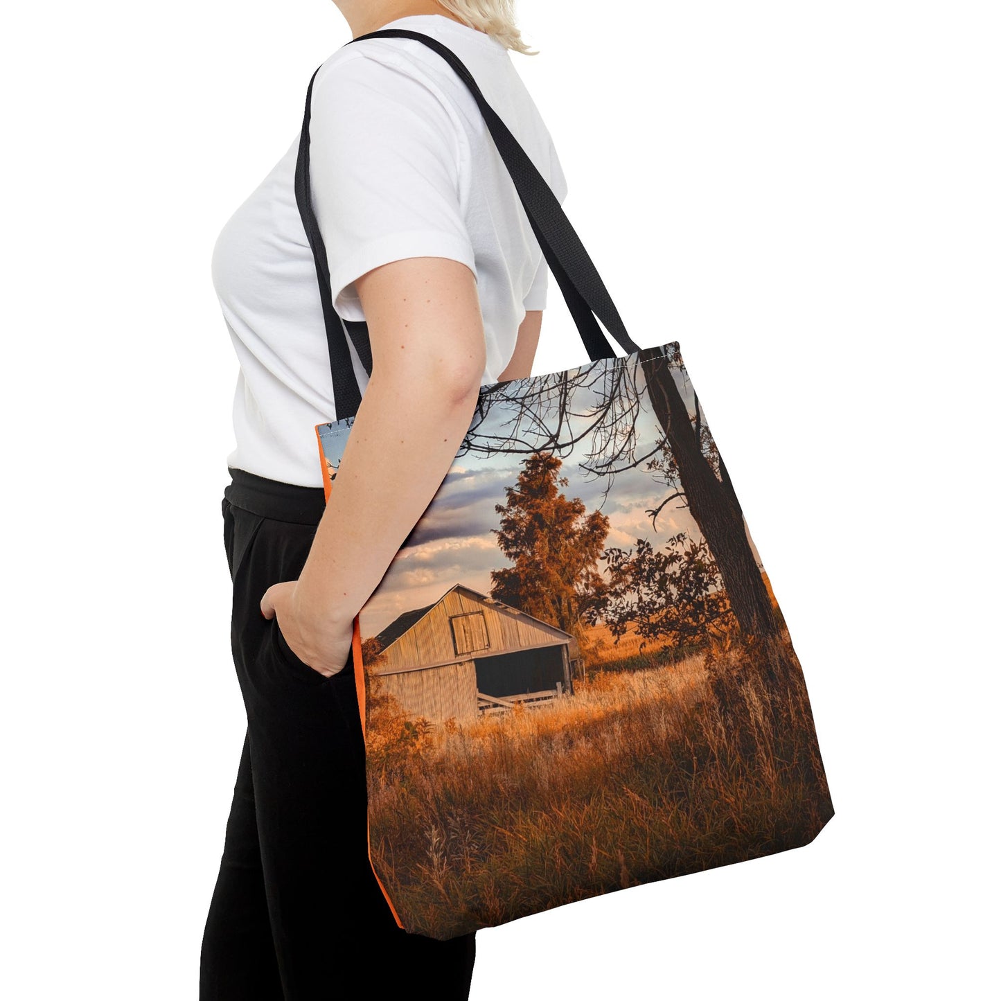 Golden Barn Tote Bag (SP Photography Collection) ORANGE