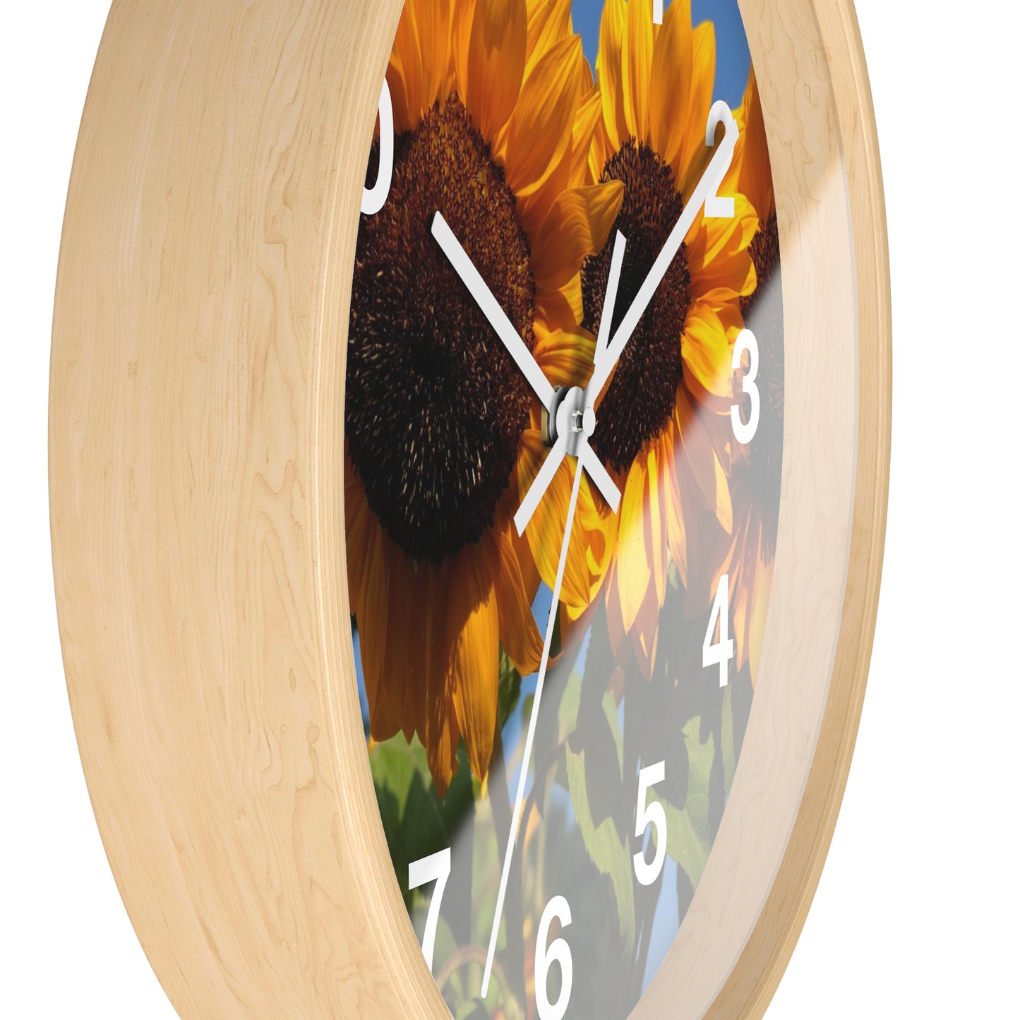 Bunched Sunflower Wall Clock (Custom Creations By Catelyn)