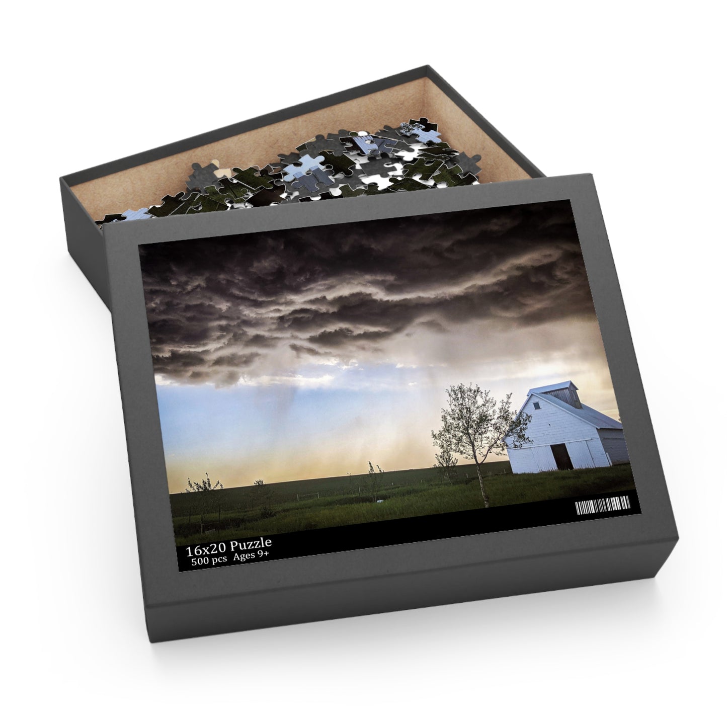 Cloudy Barn Puzzle (SP Photography Collection) (120, 252, 500-Piece)