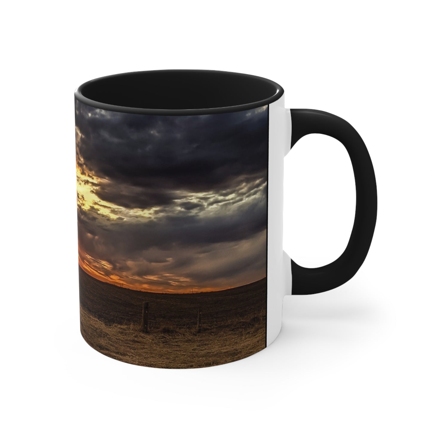 Gray Skies Coffee Mug, 11oz (SP Photography Collection) BLACK