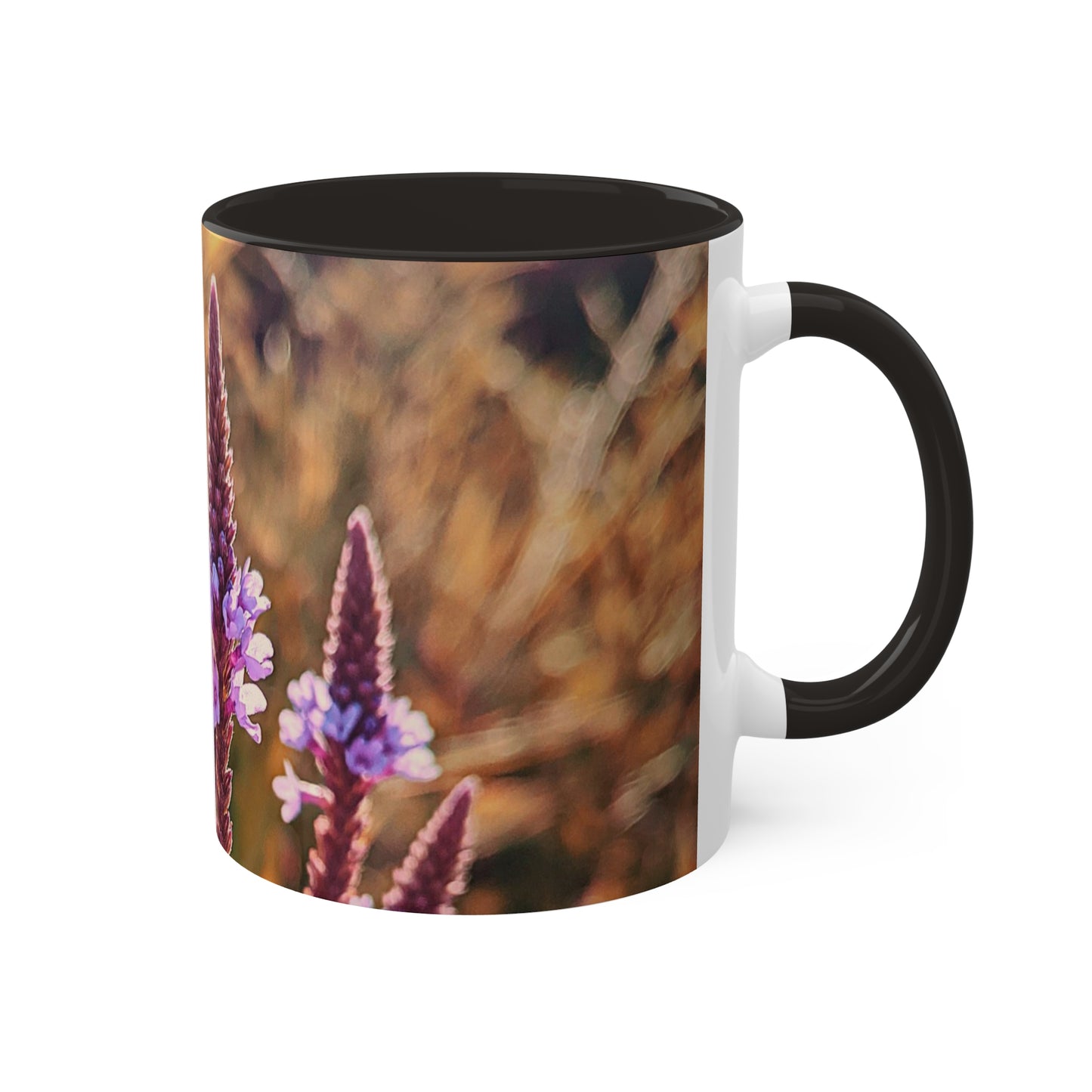 Purple Field Mug, 11oz (SP Photography Collection) BLACK