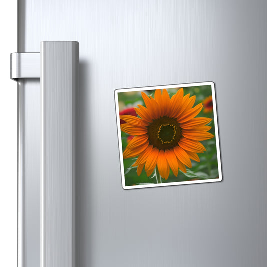 Orange Sunflower Magnet (SP Photography Collection)