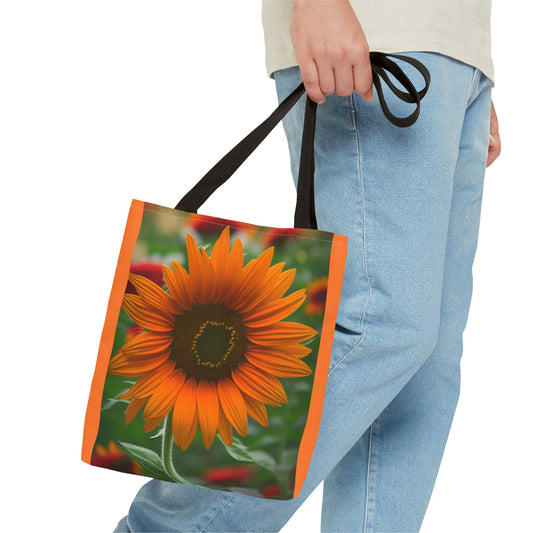 Orange Sunflower Tote Bag (SP Photography Collection) LIGHT ORANGE