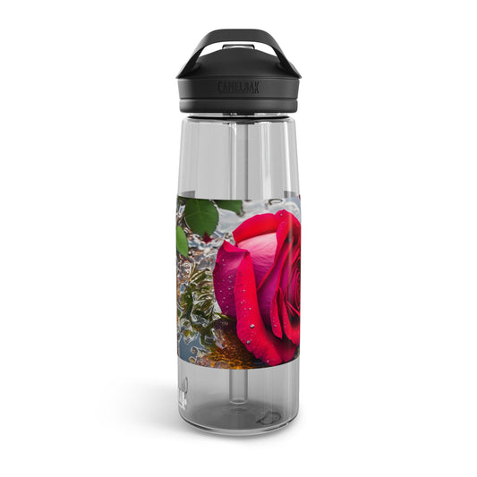 Red Rose CamelBak Eddy®  Water Bottle, 25oz (SP Photography Collection)