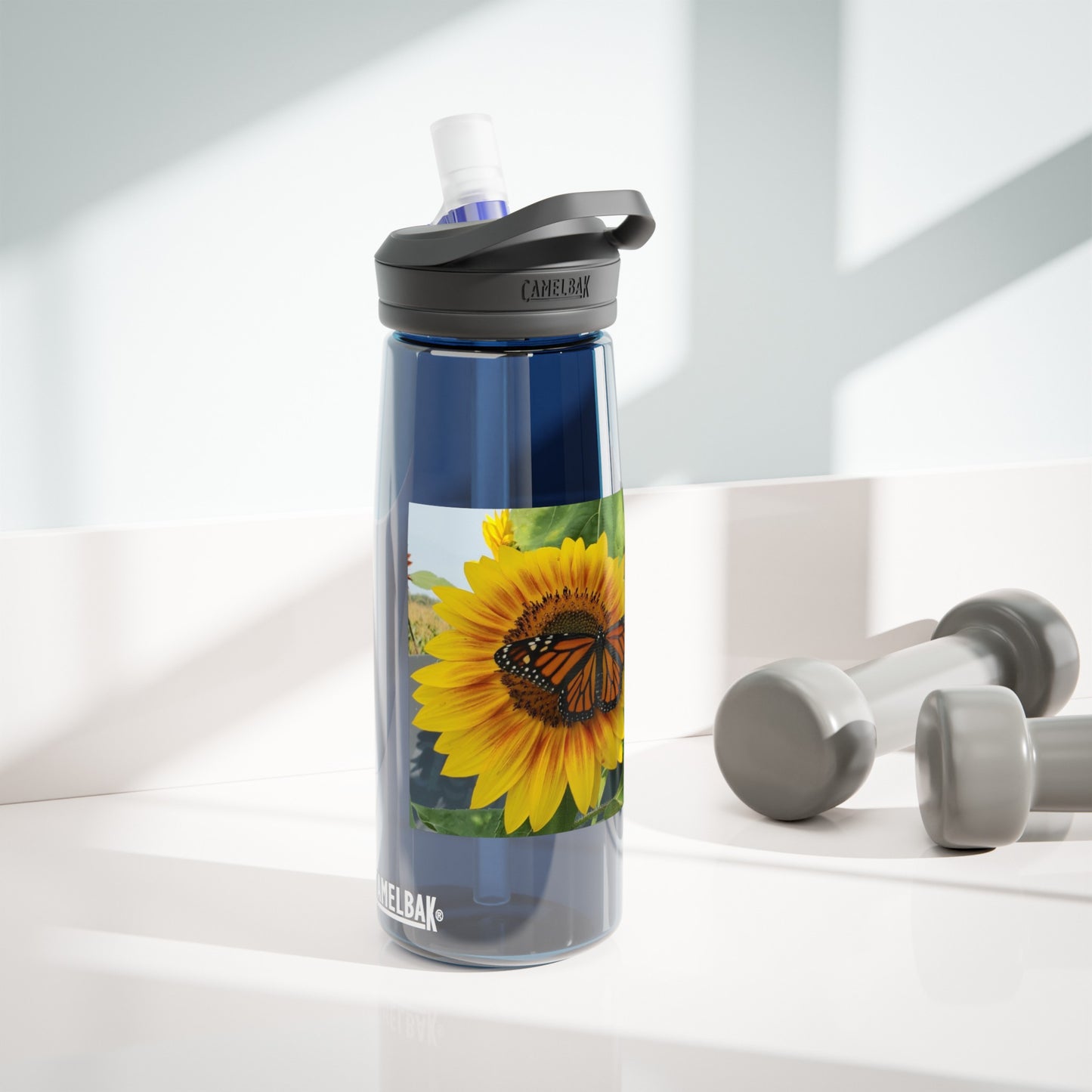 Happy Sunflower CamelBak Eddy®  Water Bottle, 25oz (Enchanted Exposures By Tammy Lyne)