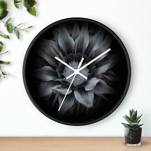 Midnight Bloom Wall Clock (SP Photography Collection)