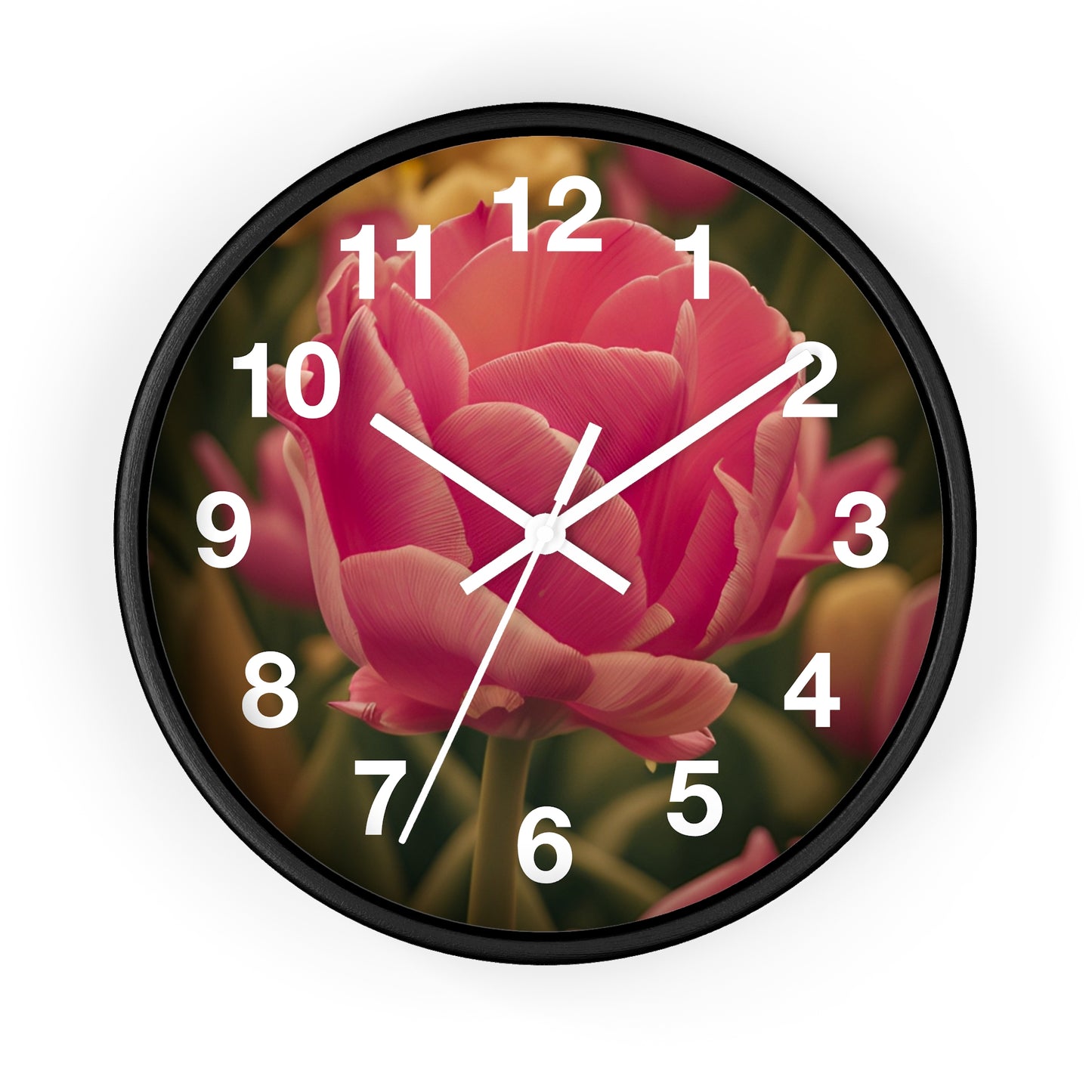 Pink Buttercup Clock (SP Photography Collection)