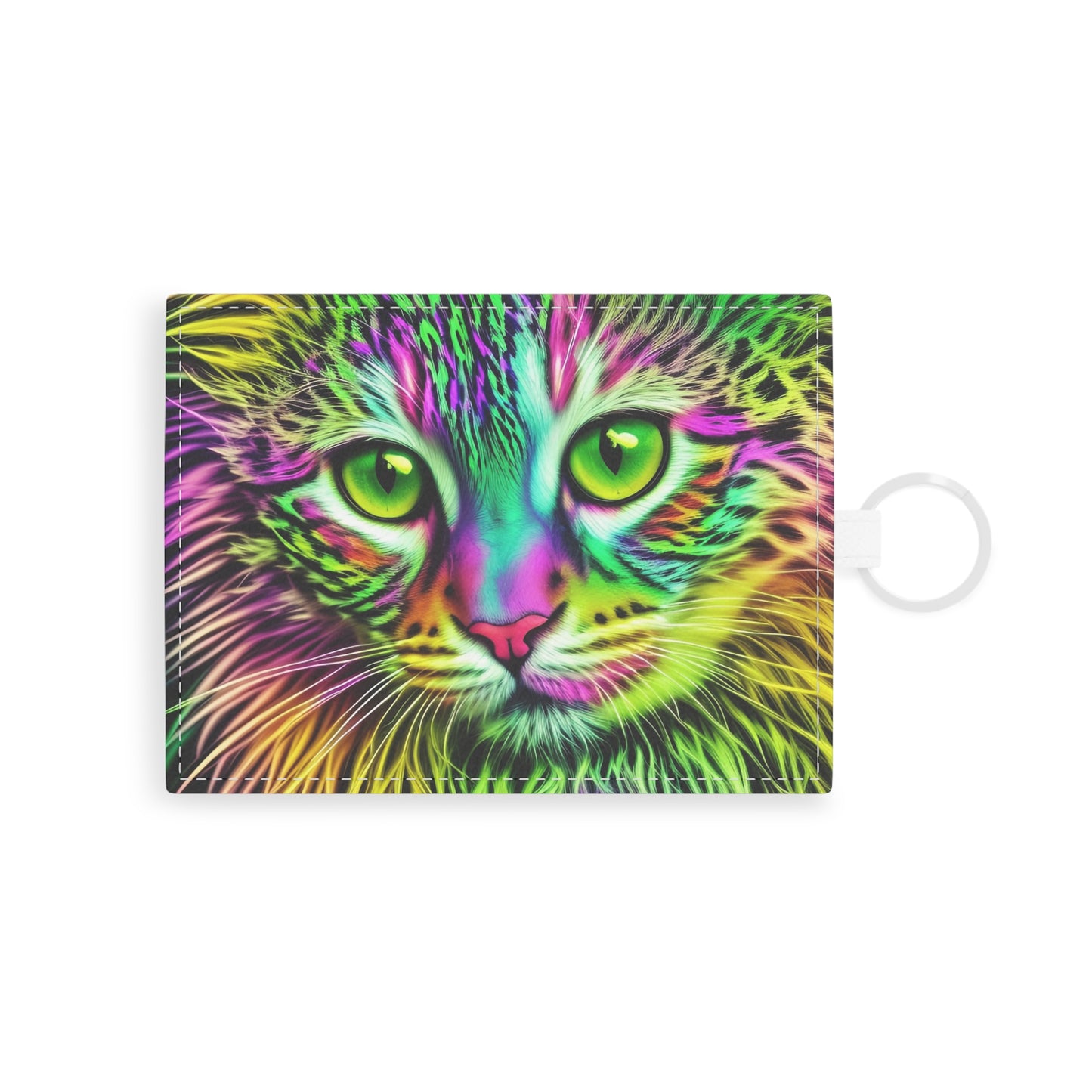 Colorful Kitty Leather Card Holder (SP Photography Collection)