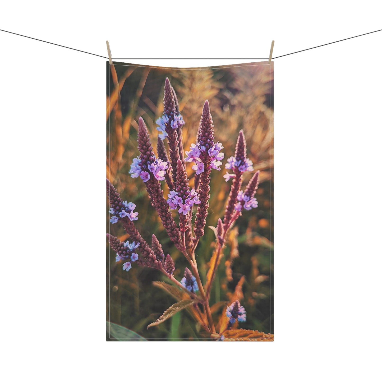 Purple Field Kitchen Towel (SP Photography Collection)