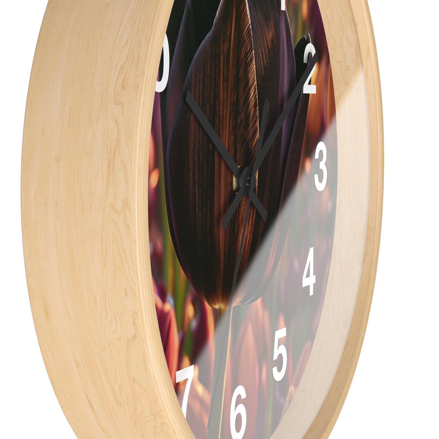 Purple Tulip Clock (SP Photography Collection)