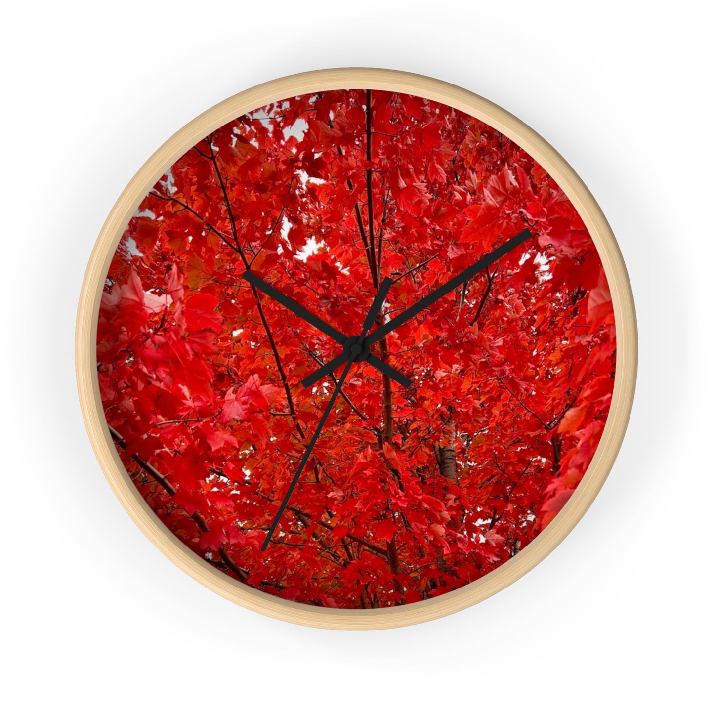 Fire Tree Wall Clock (Custom Creations By Catelyn)