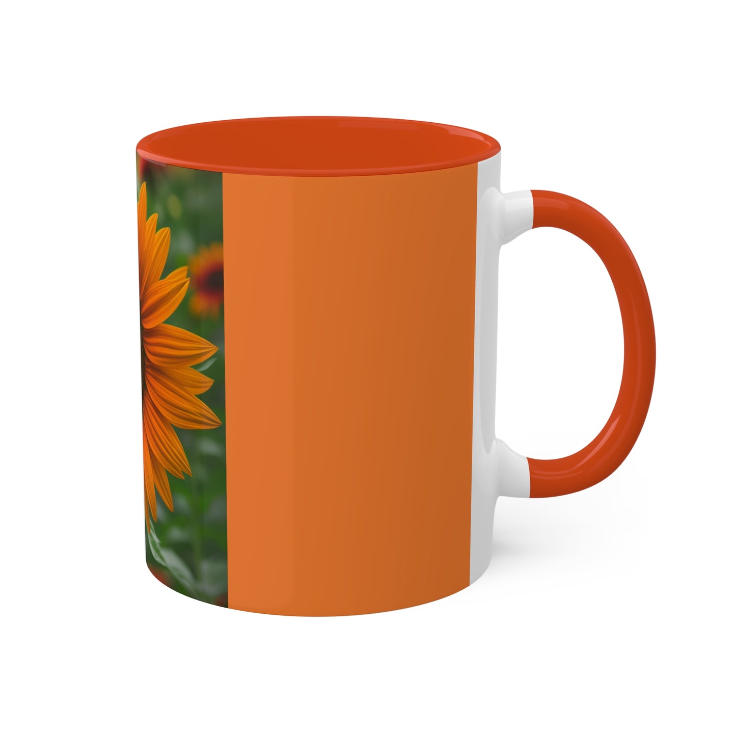 Orange Sunflower Mug, 11oz (SP Photography Collection)