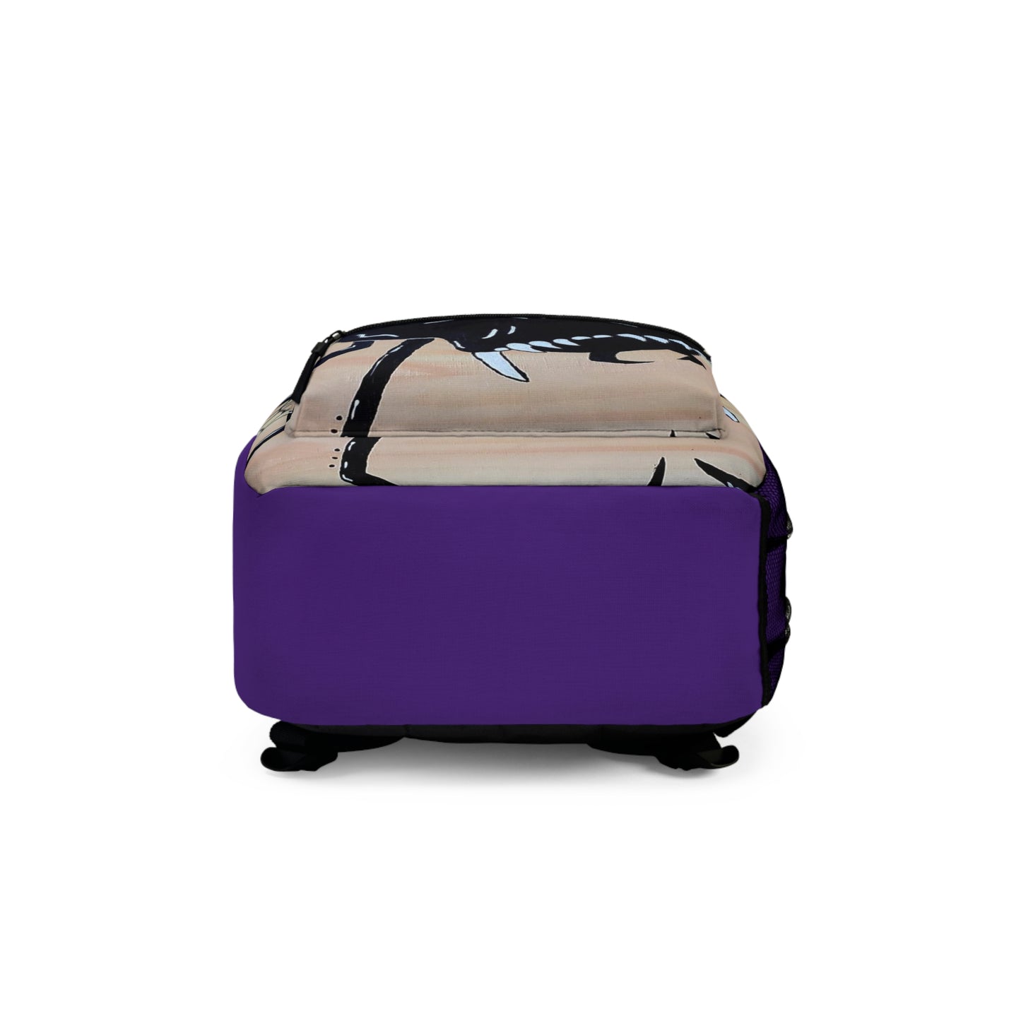 Spike Backpack (Peculiar Paintings Collection) PURPLE