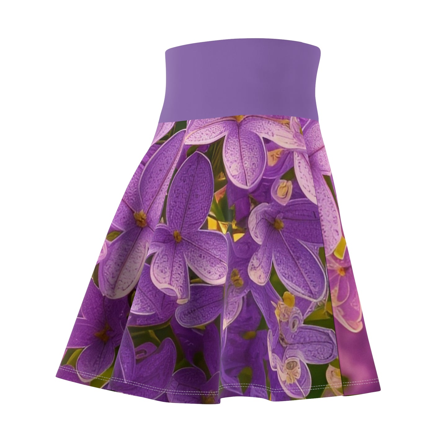 Purple Lilac Women's Skater Skirt (SP Photography Collection)