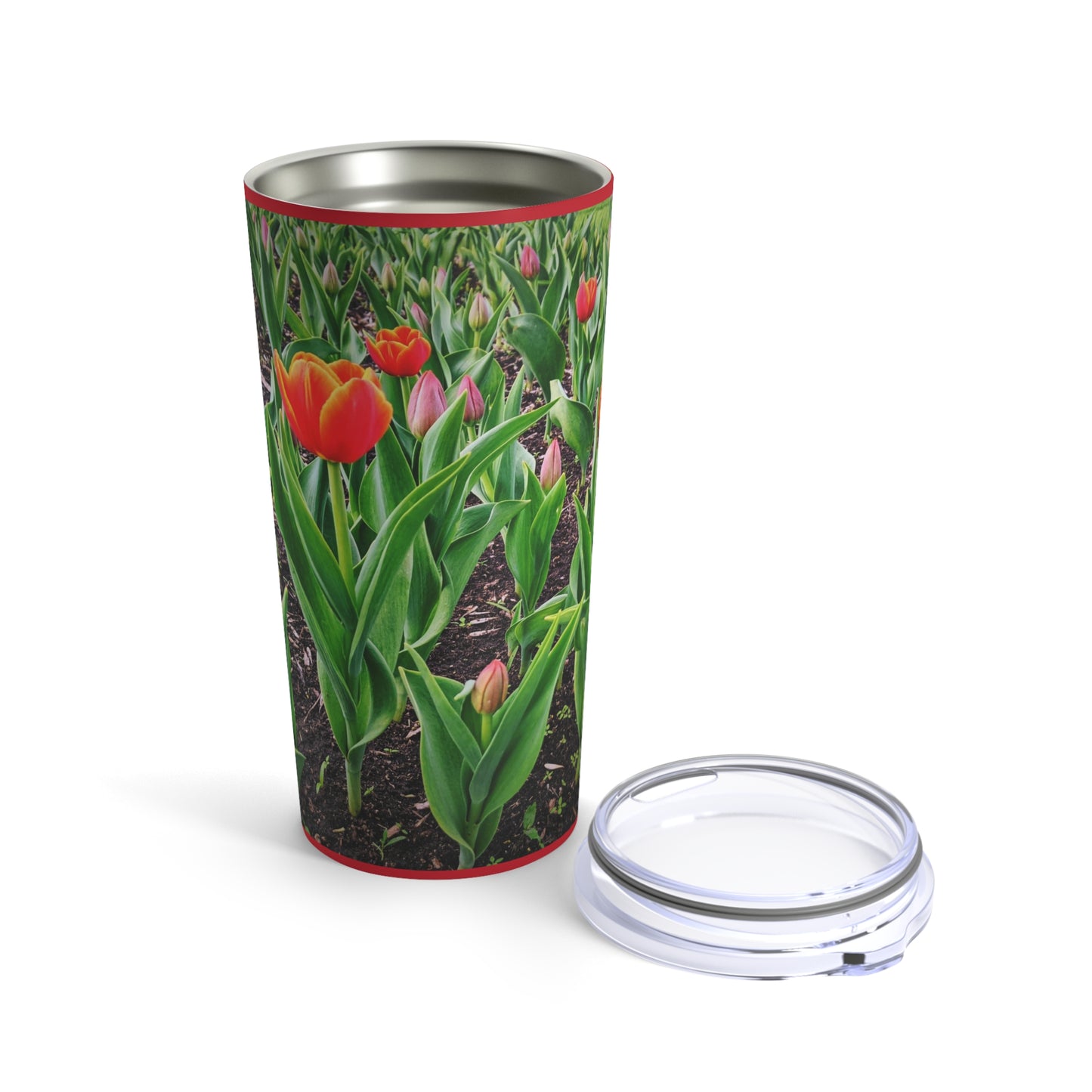 Red Tulips Tumbler 20oz (SP Photography Collection)