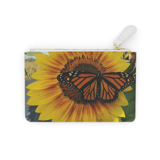 Happy Sunflower Mini Clutch Bag (Enchanted Exposures By Tammy Lyne ) GREEN