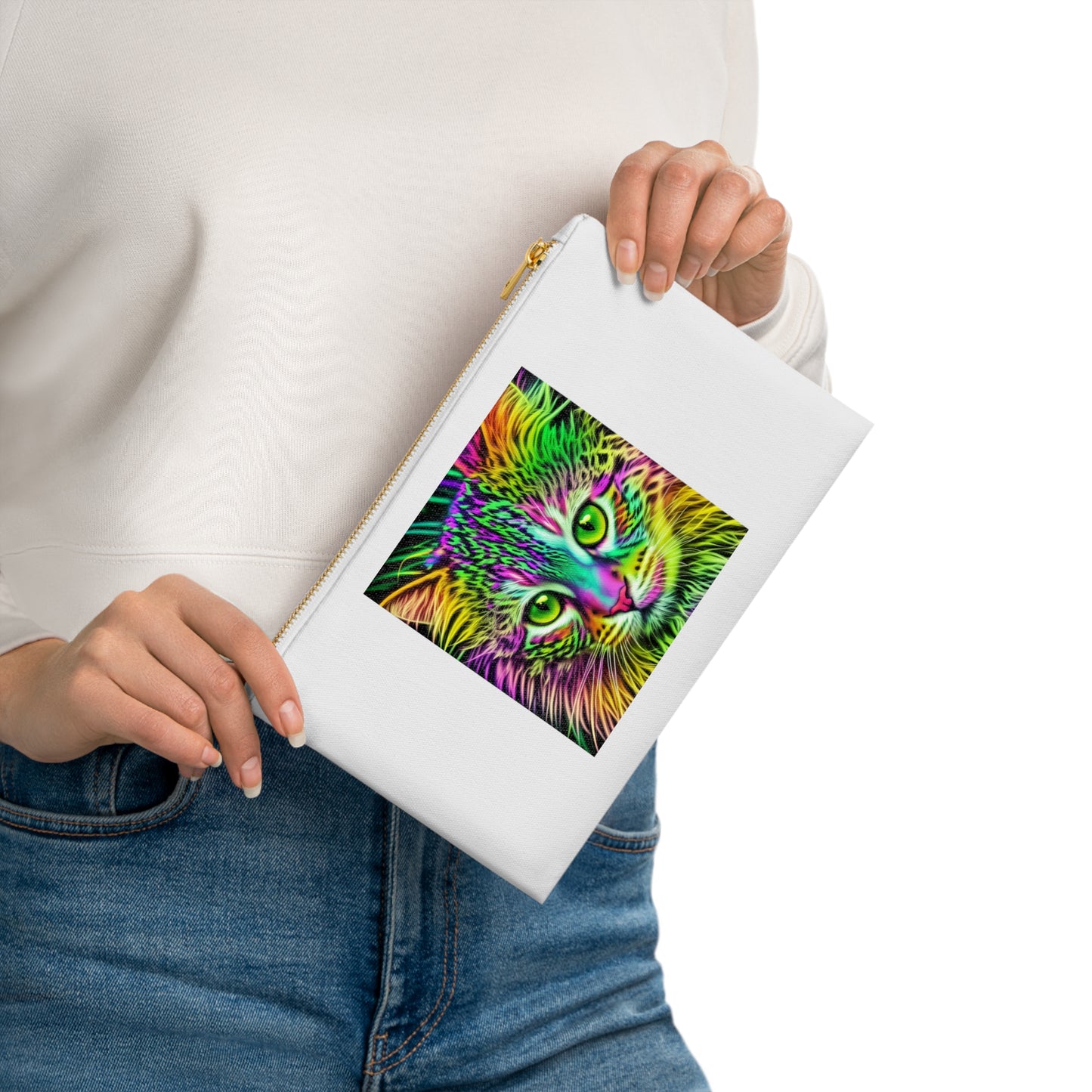 Colorful Kitty Cosmetic Bag (SP Photography Collection)