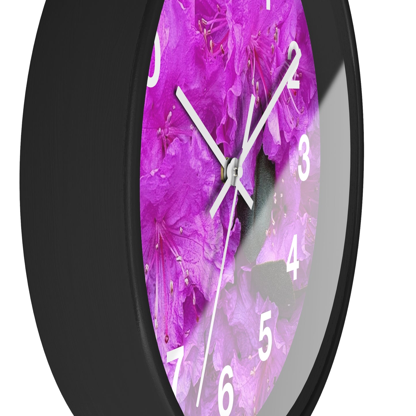 Pink Flower Wall Clock (Custom Creations By Catelyn)