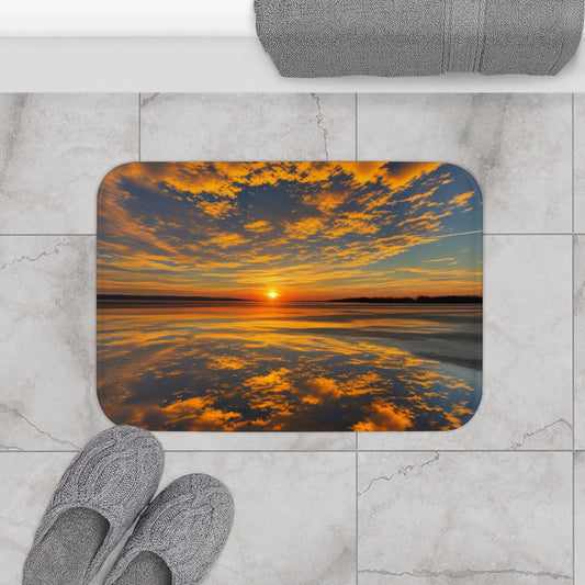 Orange Skies Bath Mat (SP Photography Collection)