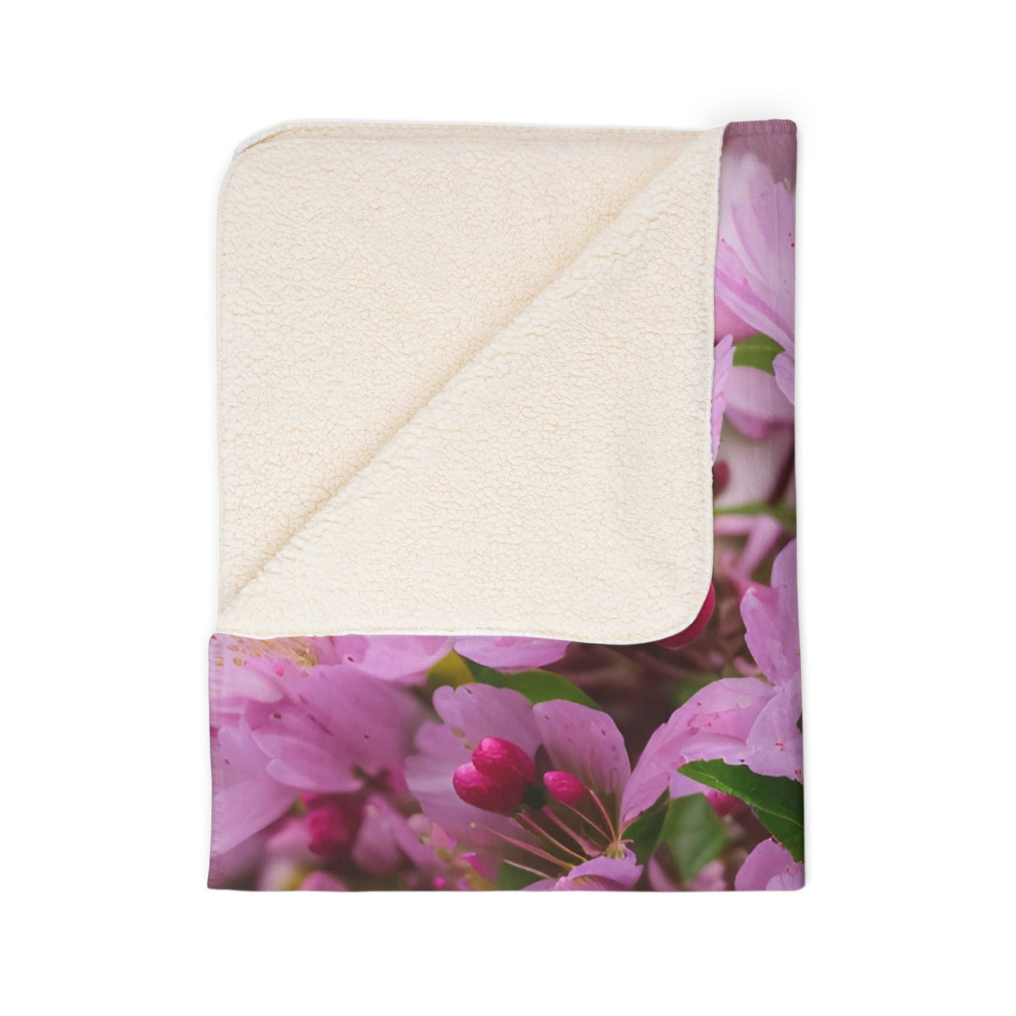 Cherry Blossom Fleece Sherpa Blanket (SP Photography Collection)