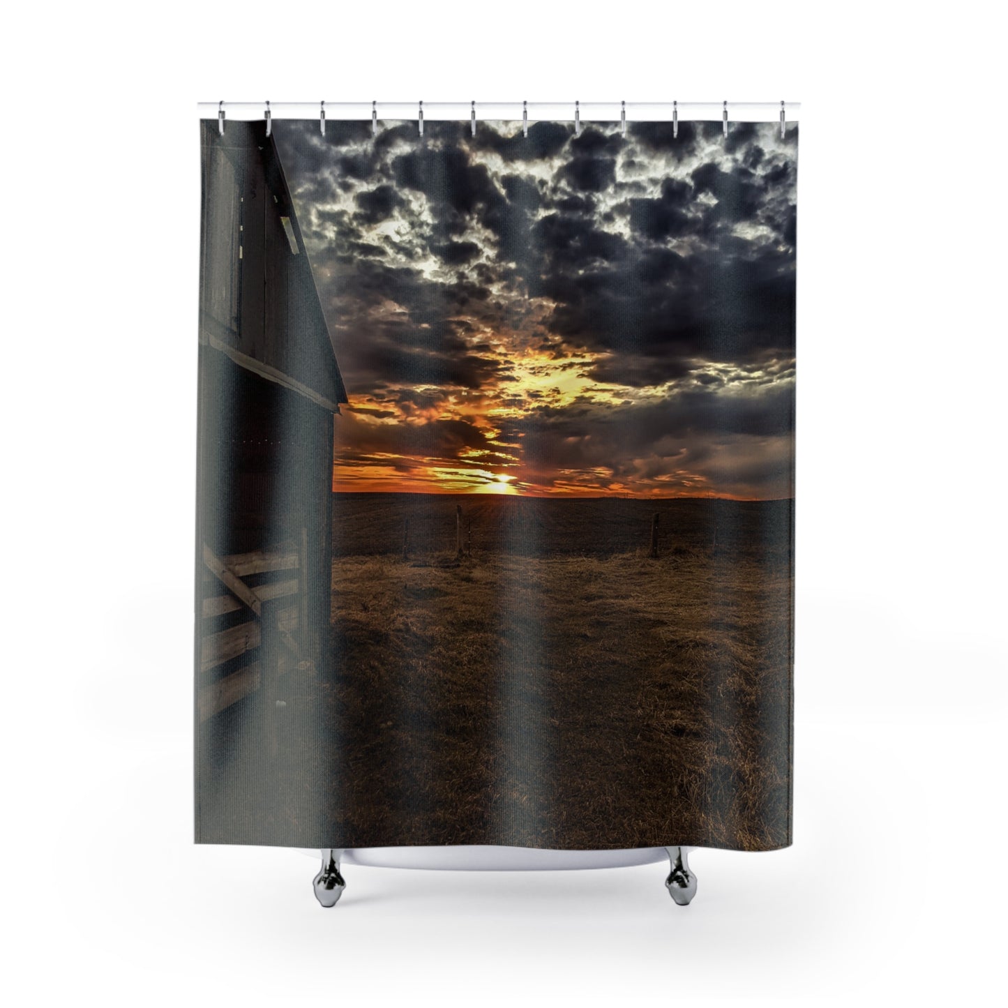 Gray Skies Polyester Shower Curtain (SP Photography Collection)