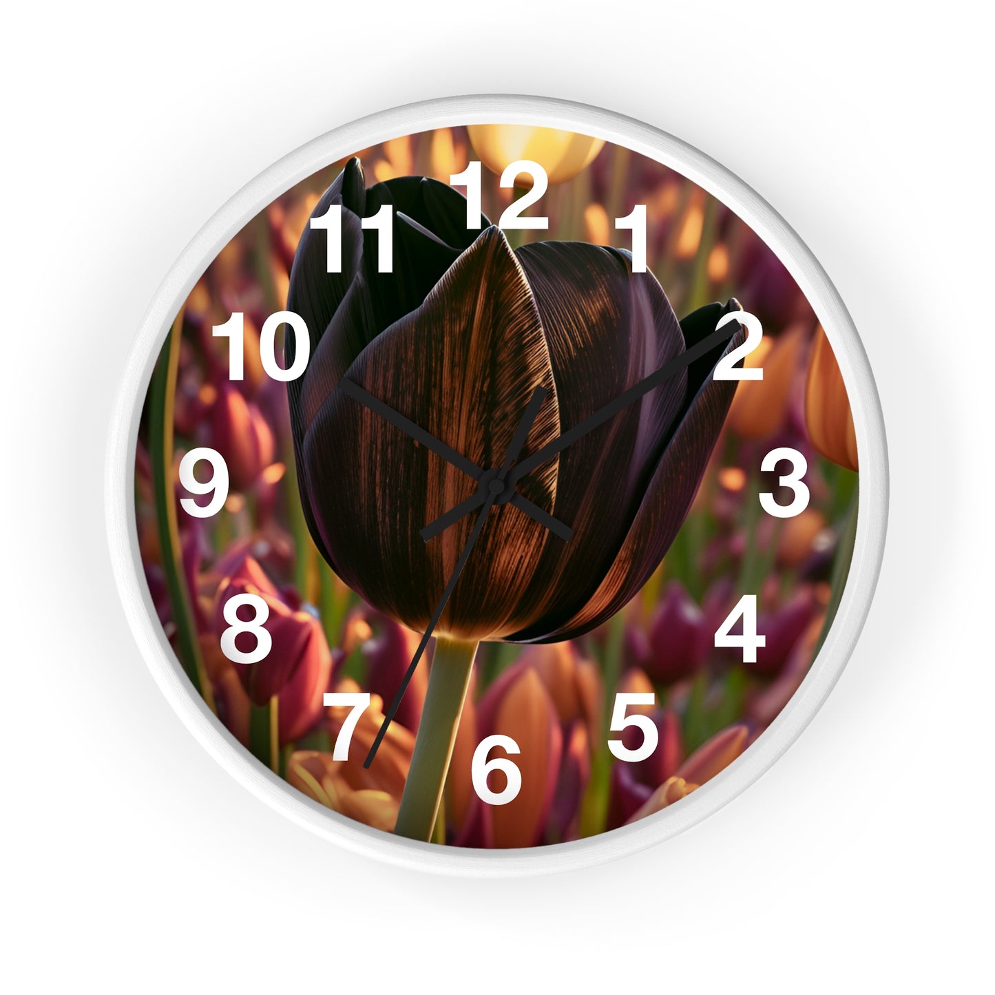 Purple Tulip Clock (SP Photography Collection)