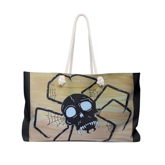 Spike Weekender Bag (Peculiar Paintings Collection) BLACK