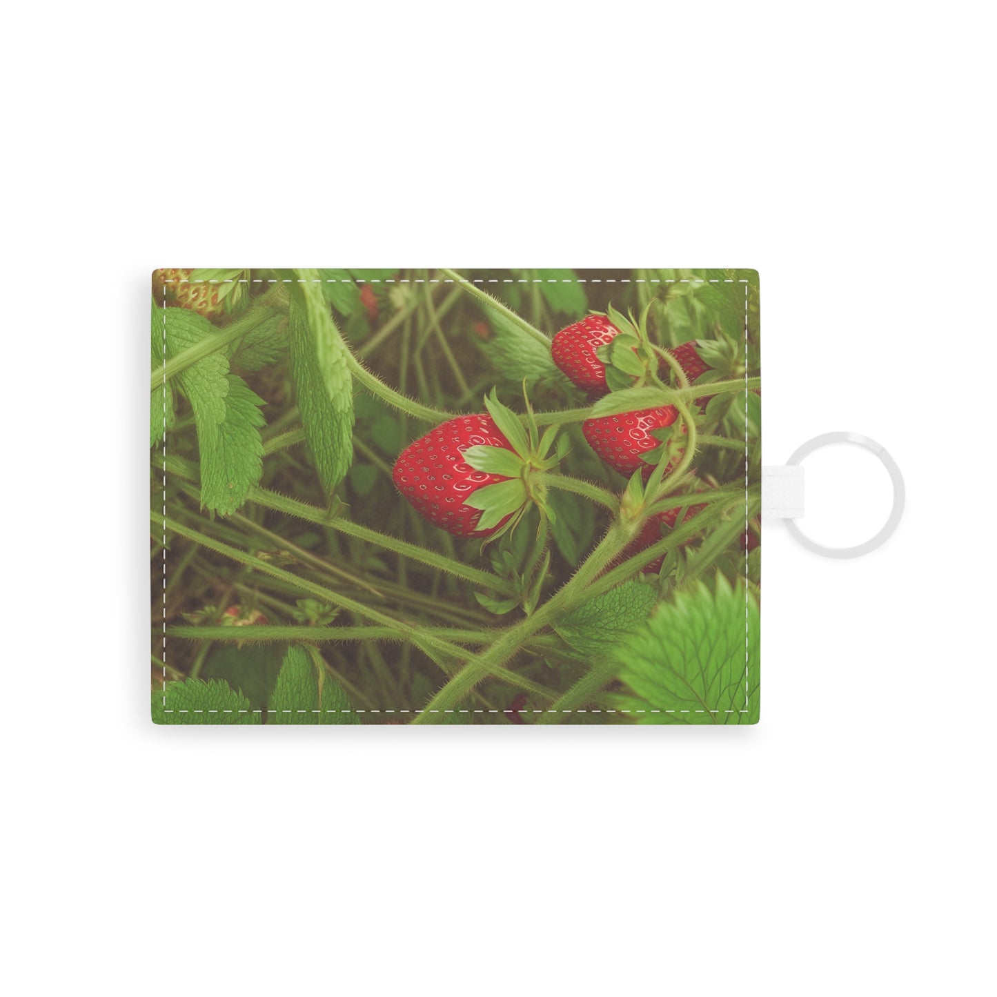 Strawberry Leather Card Holder (SP Photography Collection)