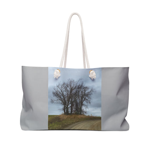 Country Tree Weekender Bag (B & J Collections) GRAY