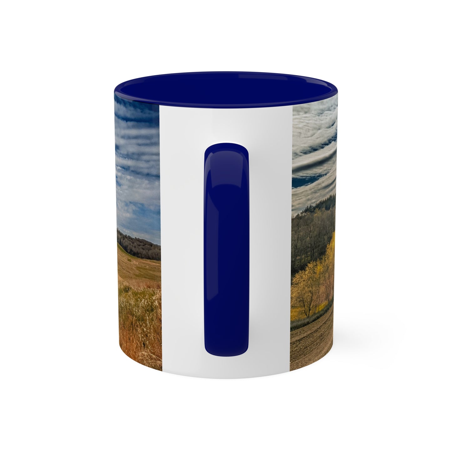 Rolling Clouds Road Mug, 11oz (SP Photography Collection) NAVY