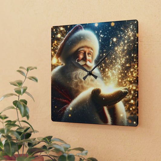 Santa Magic Wall Clock (ai B & J Collections)