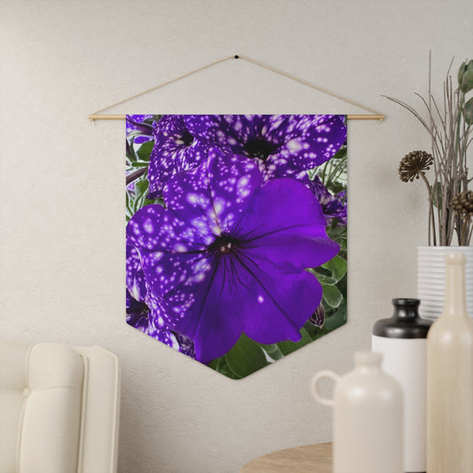 Purple Flower Pennant (Custom Creations By Catelyn)