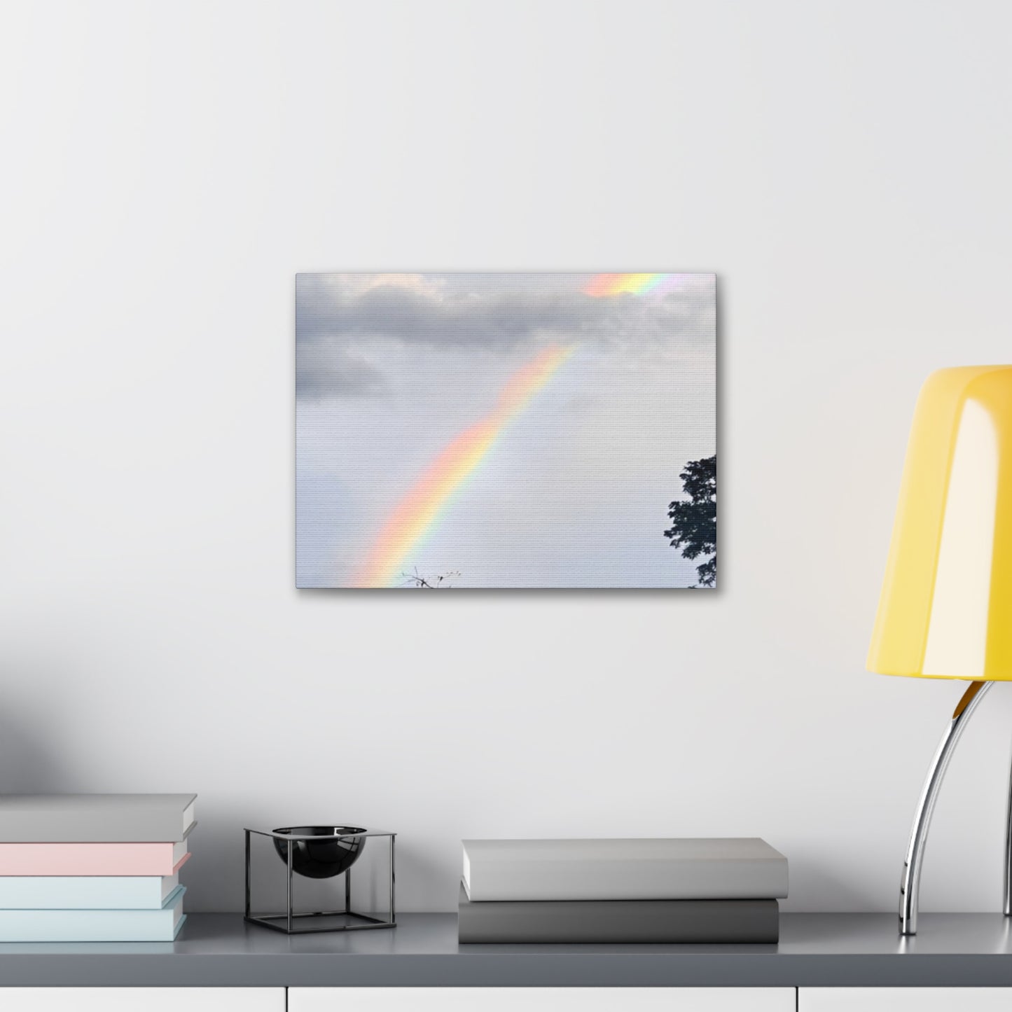 Rainbow Canvas Gallery Wraps Black (Enchanted Exposures By Tammy Lyne)