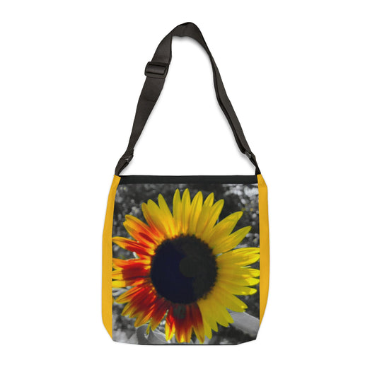 Mixed Sunflower Adjustable Tote Bag (Enchanted Exposures By Tammy Lyne) YELLOW