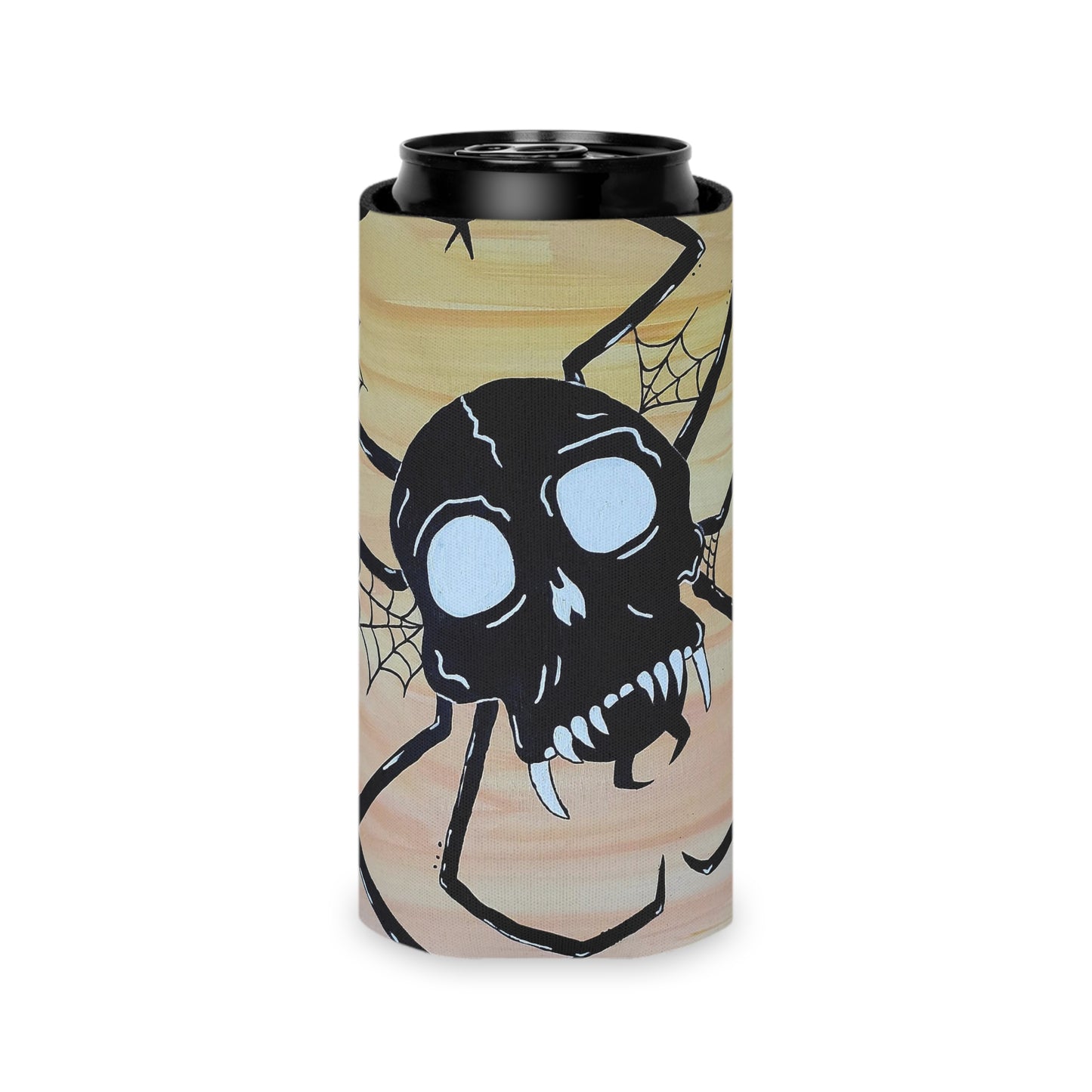 Spike Can Slim Cooler Sleeve (Peculiar Paintings Collection) BLACK