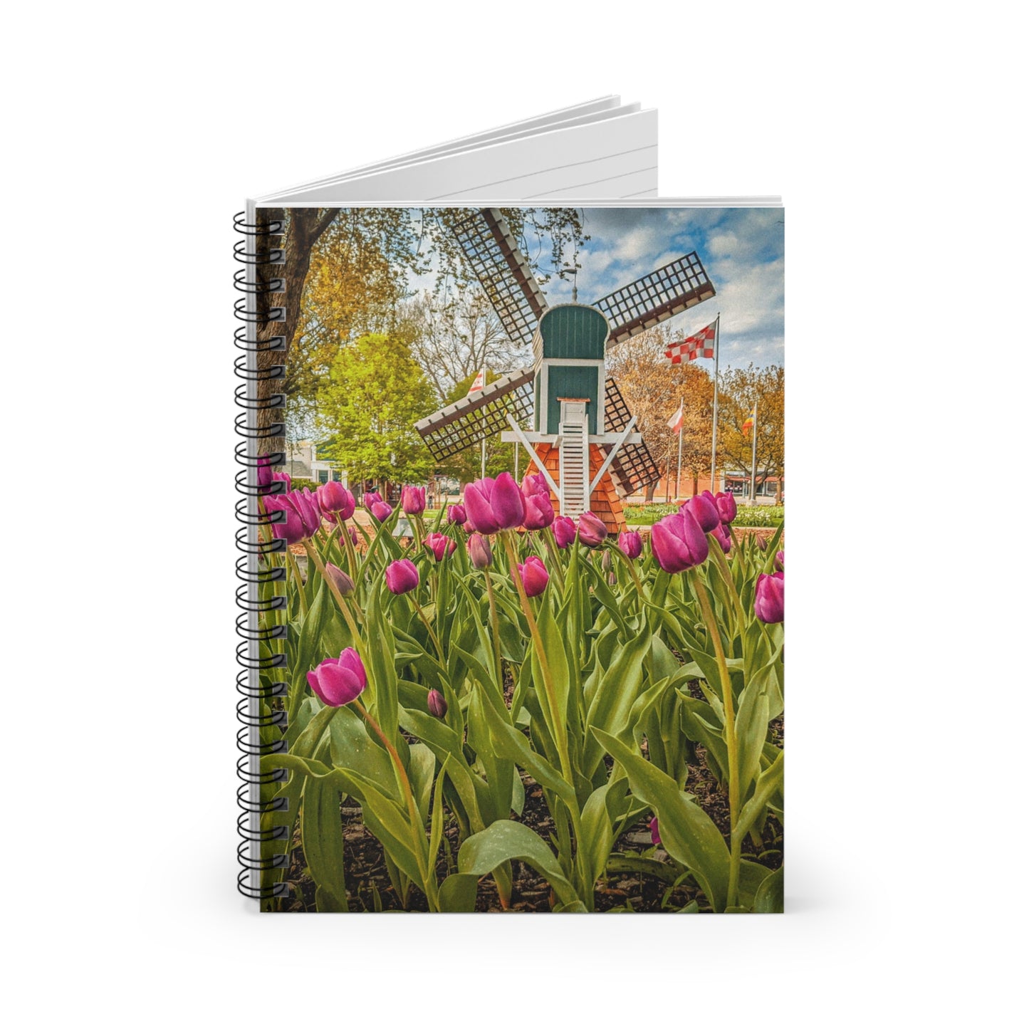 Windmill Tulip Spiral Notebook( SP Photography)