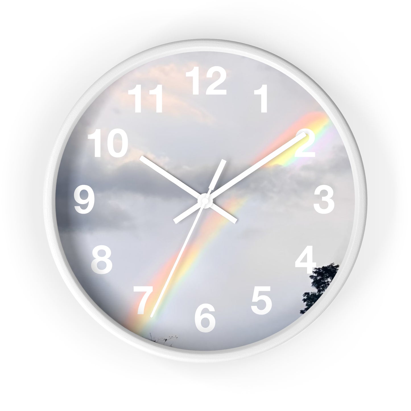 Rainbow Wall Clock (Enchanted Exposures By Tammy Lyne)