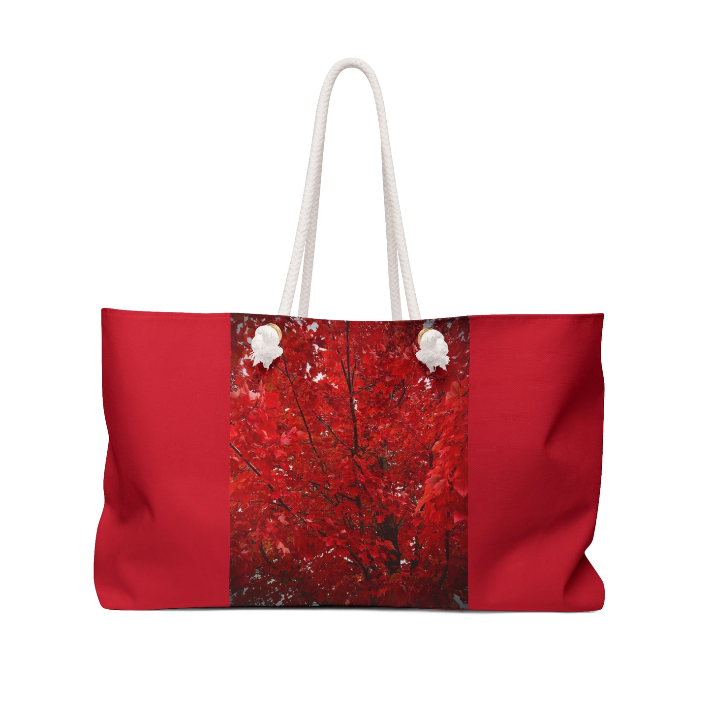 Fire Tree Weekender Bag (Custom Creations By Catelyn) RED