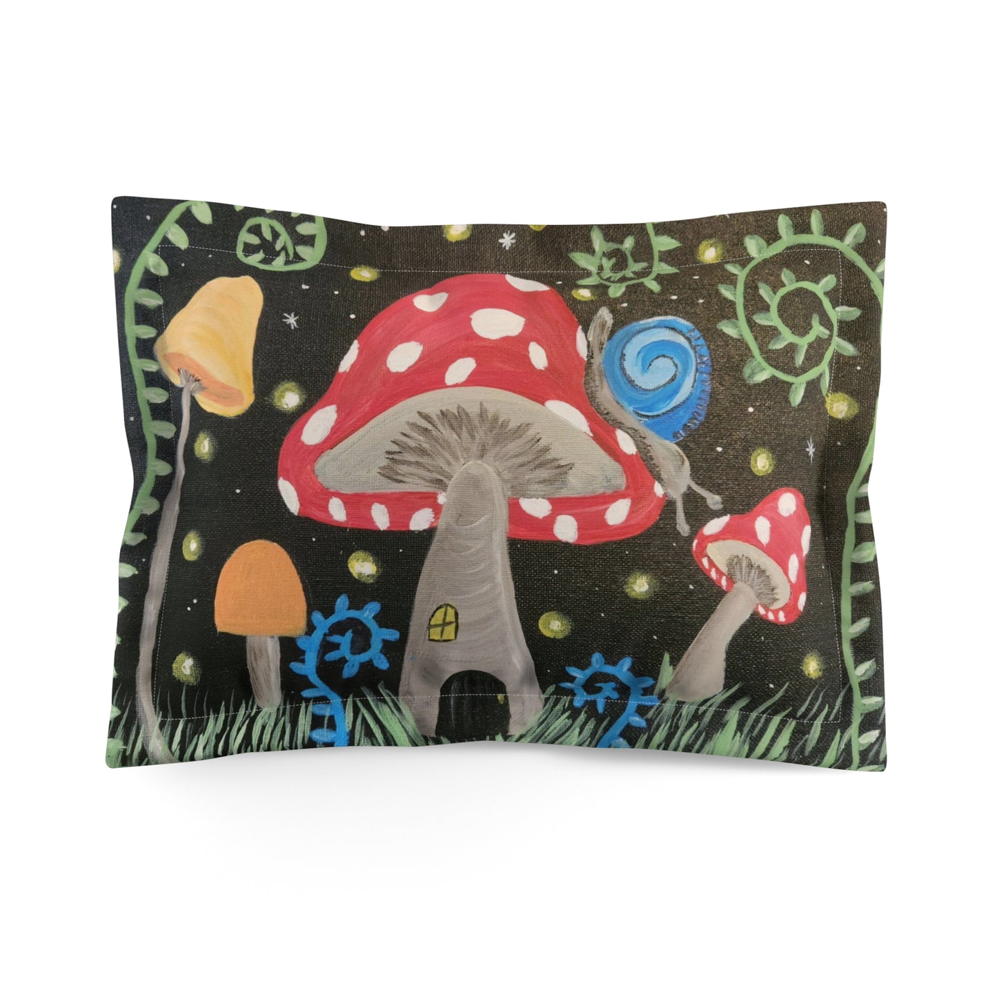 Magical Mushroom Pillow Sham (Brookson Collection)