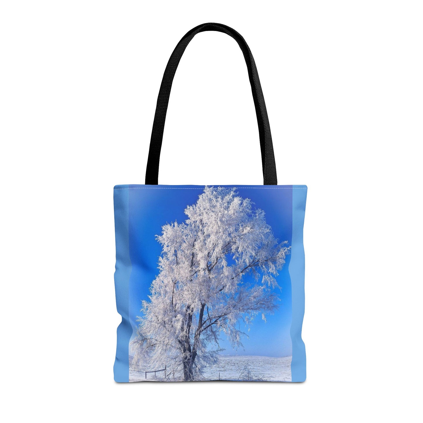 Snowy Tree Tote Bag (SP Photography Collection) BLUE