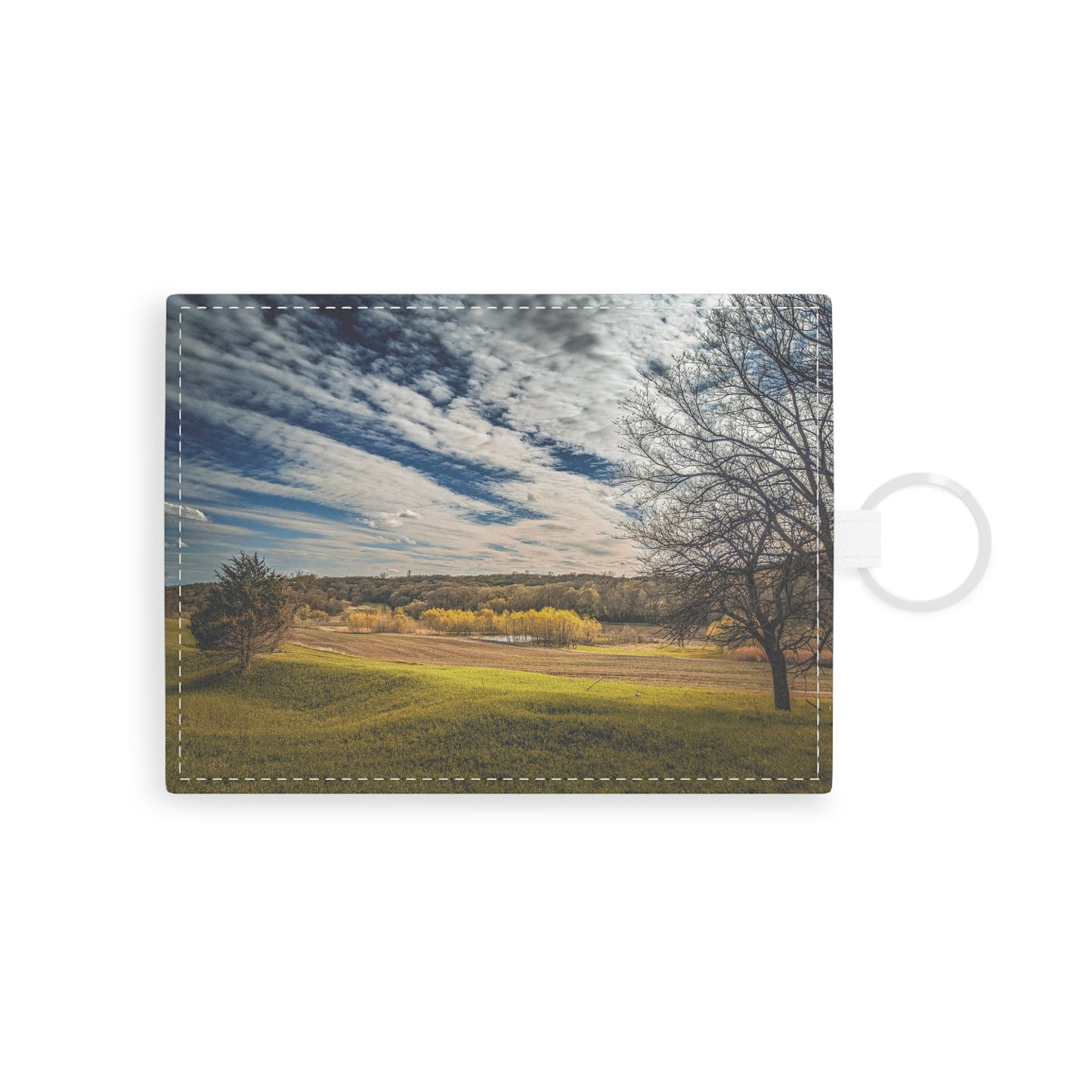 Rolling Clouds Leather Card Holder (SP Photography Collection)