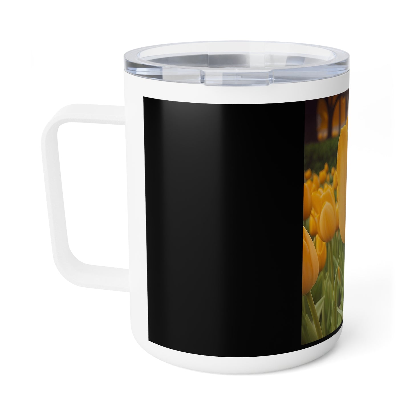 Yellow Tulip Insulated Coffee Mug, 10oz (SP Photography Collection)