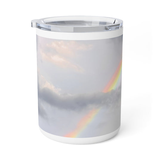 Rainbow Insulated Coffee Mug, 10oz (Enchanted Exposures By Tammy Lyne)