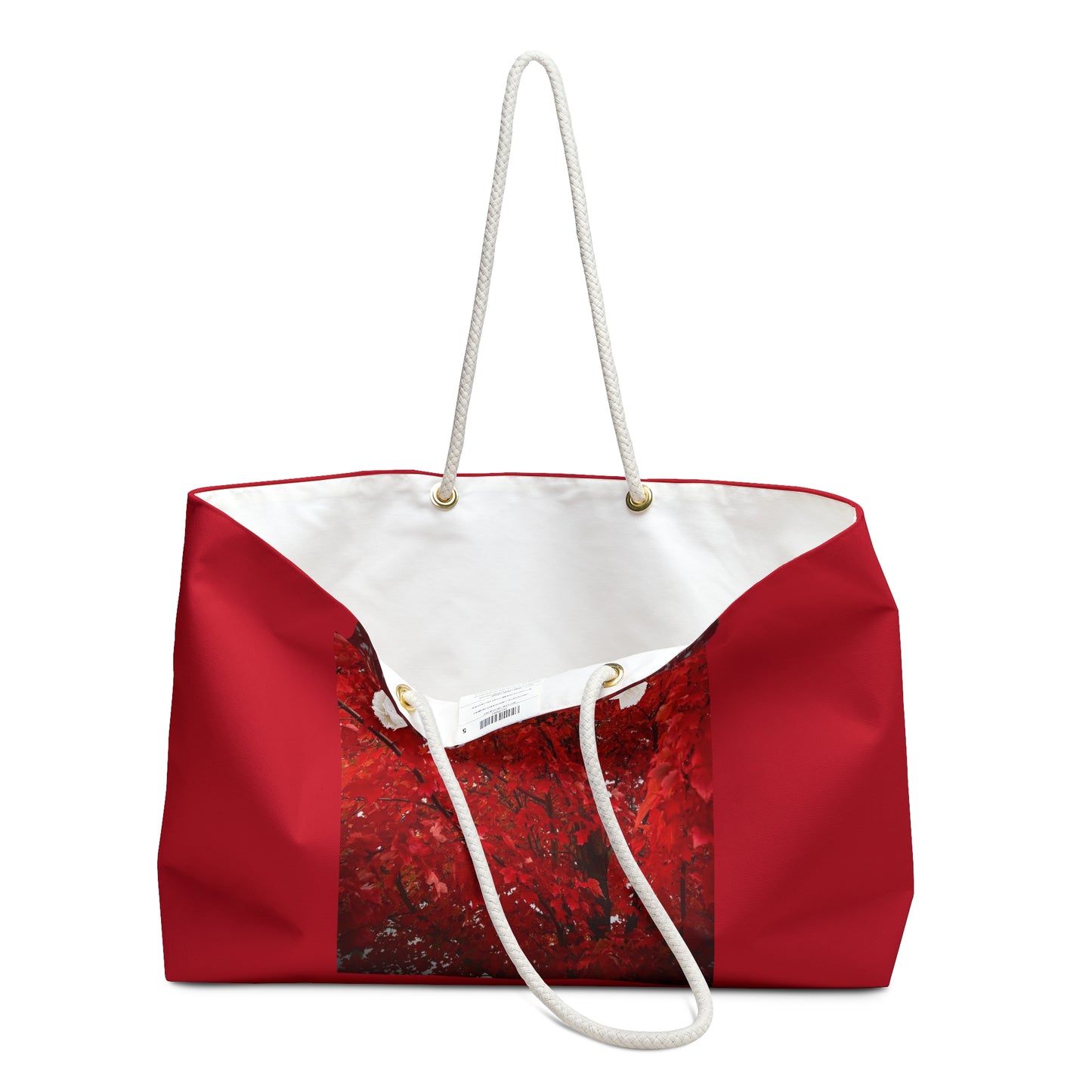 Fire Tree Weekender Bag (Custom Creations By Catelyn) RED