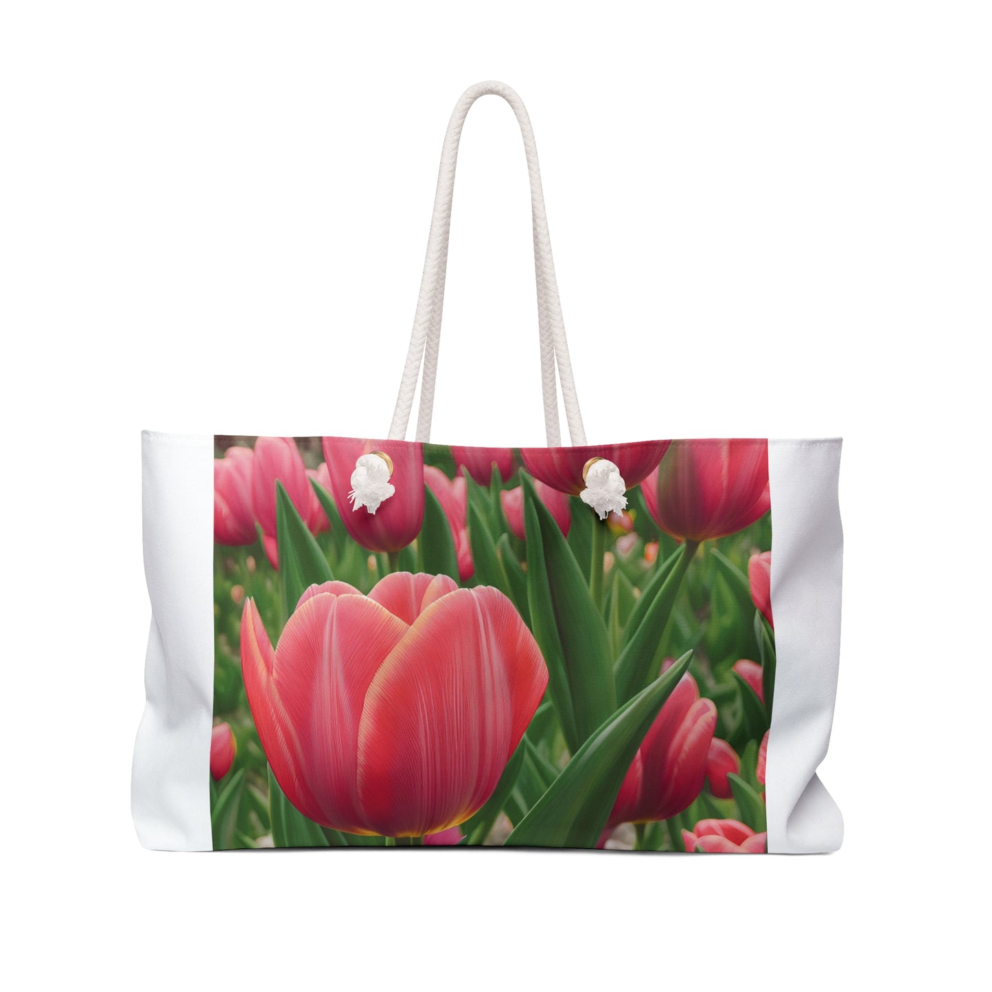 Tulips Weekender Bag (SP Photography Collection) WHITE