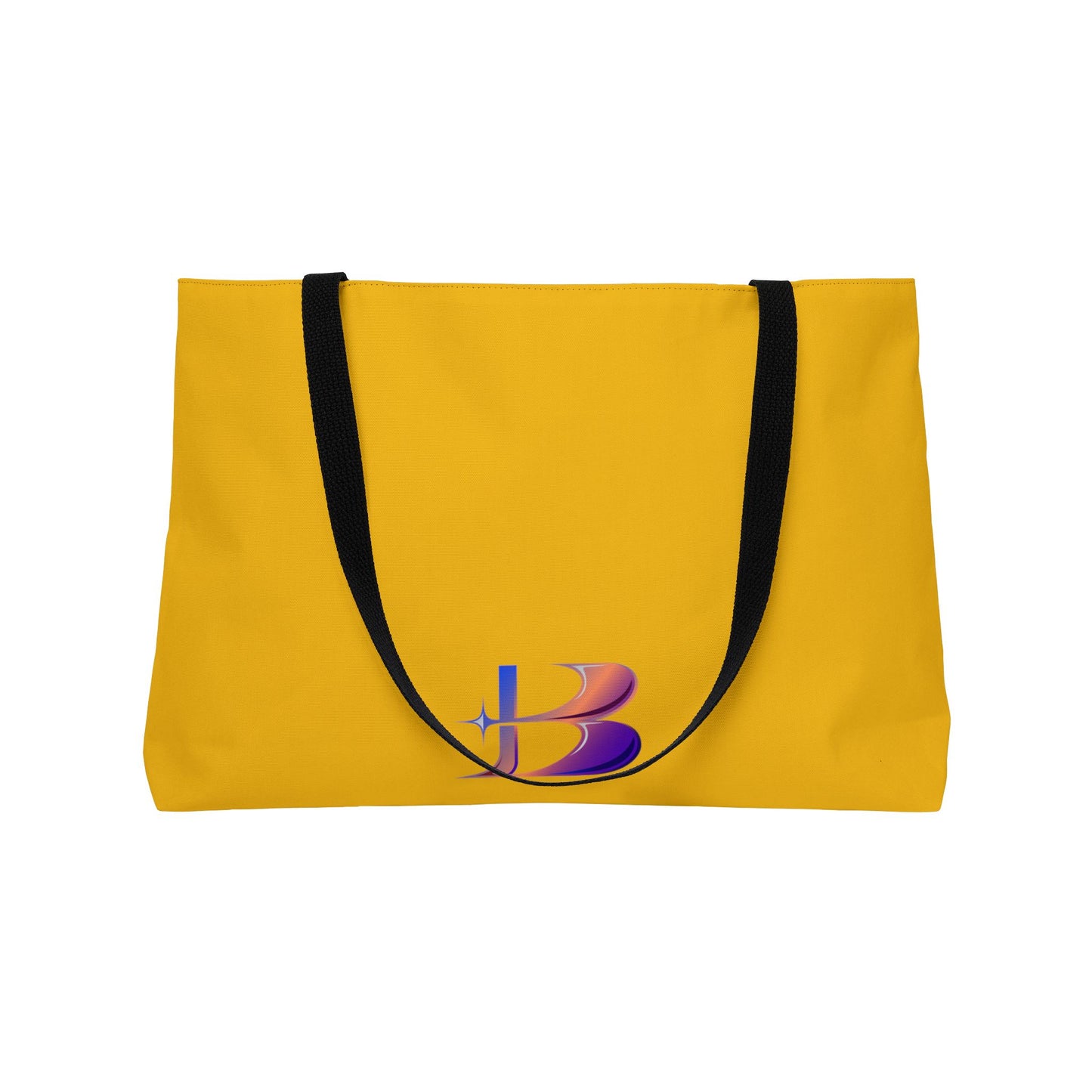 Bumble Bee Sunflower Weekender Tote Bag (Enchanted Exposures By Tammy Lyne Collection) YELLOW