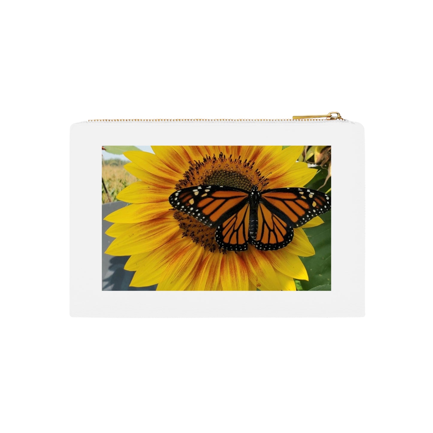 Happy Sunflower Cosmetic Bag (Enchanted Exposures By Tammy Lyne Collection)